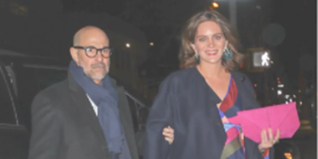 Ο Stanley Tucci αισθάνεται τυχερός που είναι ζωντανός και ευχαριστεί τη σύζυγό του, Felicity Blunt