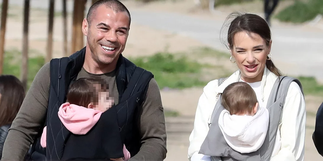 O Μιχάλης Ζαμπίδης και η σύντροφός του, Μαρία Ντάσιου, παντρεύονται και βαπτίζουν τις δίδυμες κόρες τους