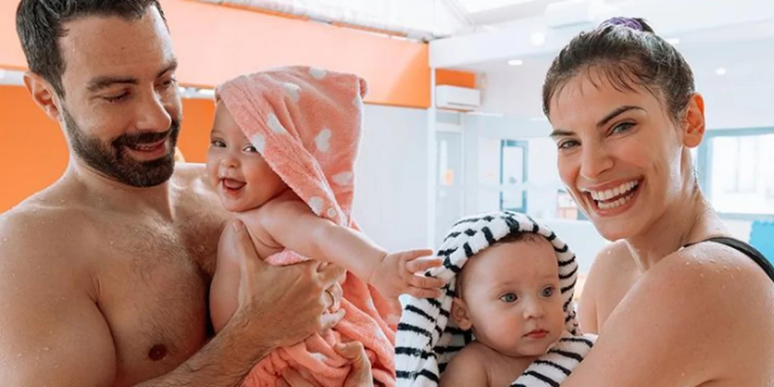 Χριστίνα Μπόμπα-Σάκης Τανιμανίδης | Αυτοί είναι οι νονοί των δίδυμων κορών τους