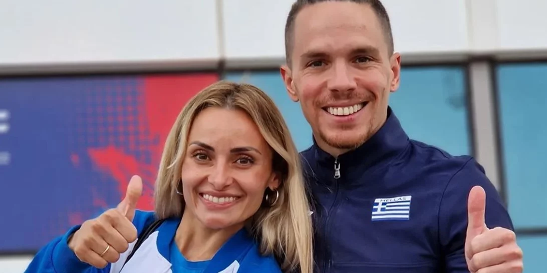 O Λευτέρης Πετρούνιας και η Βασιλική Μιλλούση κάνουν προπόνηση μαζί με τις κόρες τους