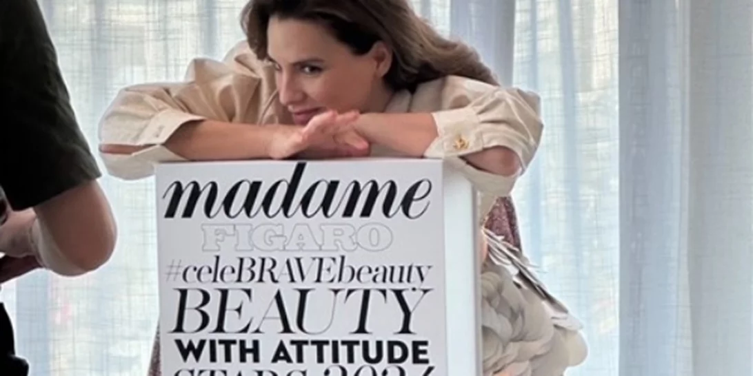 Melia Kreiling | Backstage στιγμιότυπα από τη φωτογράφιση της ambassador των Βeauty Stars with Attitude 2024