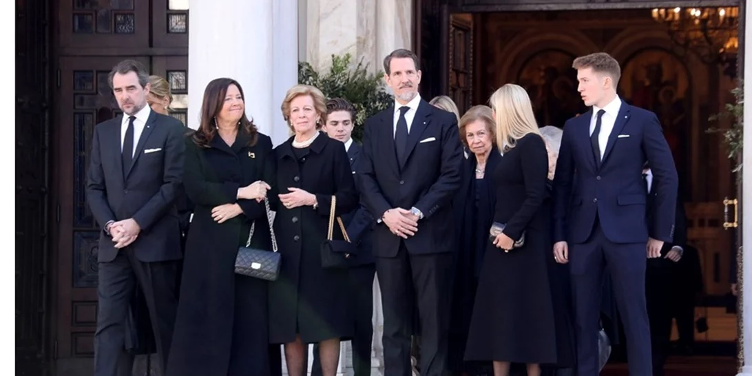 Marie Chantal, Μαρία Ολυμπία, Τατιάνα Μπλάτνικ, Nina Flohr | Τα looks τους στο μνημόσυνο του τέως βασιλιάς Κωνσταντίνου