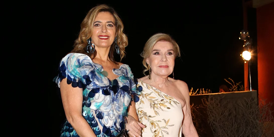 Τρεις γενιές | Η σπάνια φωτογραφία της Μαριάννας Β. Βαρδινογιάννη με την κόρη της, Χριστιάννα Γουλανδρή, και την εγγονή της, Μαριάννα Λαιμού