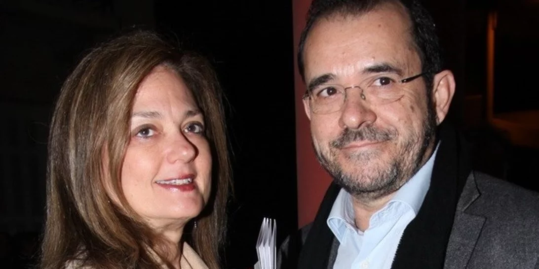 Ο Παύλος Τσίμας σε σπάνια στιγμιότυπα μαζί με τη σύζυγό του