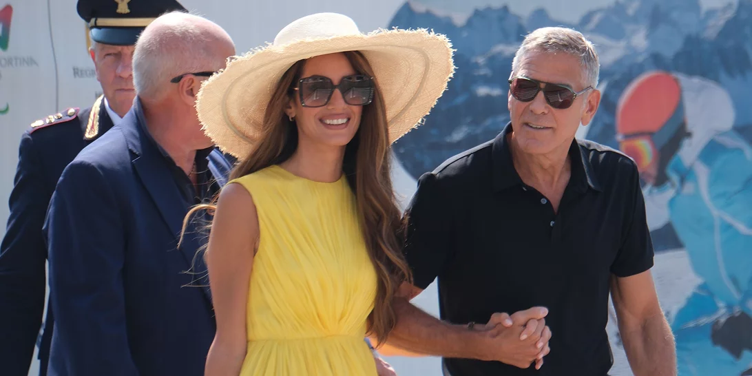 George & Amal Clooney | Έφτασαν στη Βενετία πιασμένοι χέρι - χέρι