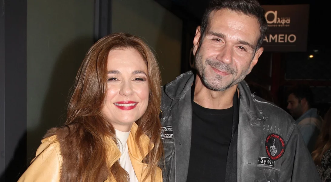 Τάσος Ιορδανίδης | Αγκαλιά με τη Θάλεια Ματίκα στην πρεμιέρα της νέας του παράστασης