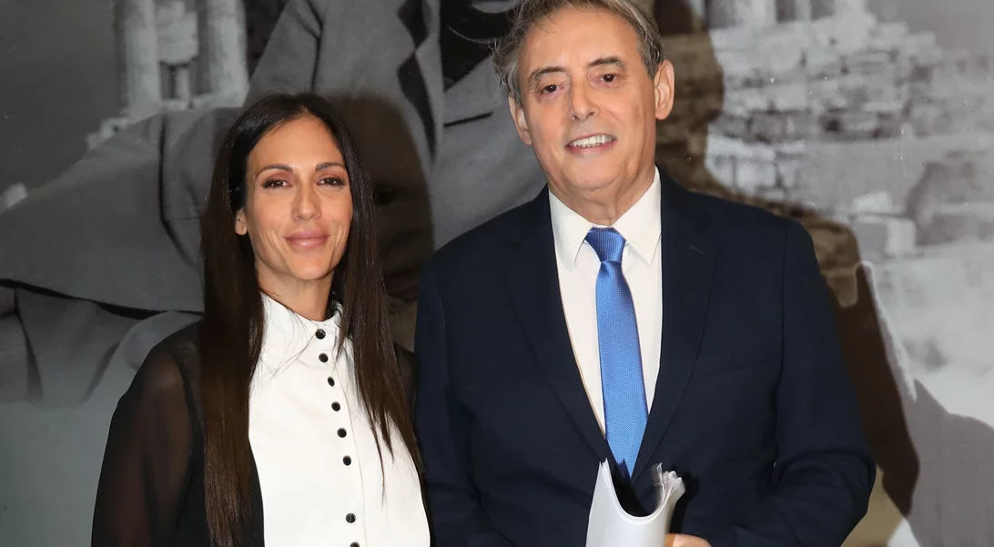 Ανθή Βούλγαρη | Με το τηλεοπτικό της ταίρι σε εκδήλωση περσινής τηλεοπτικής επιτυχίας