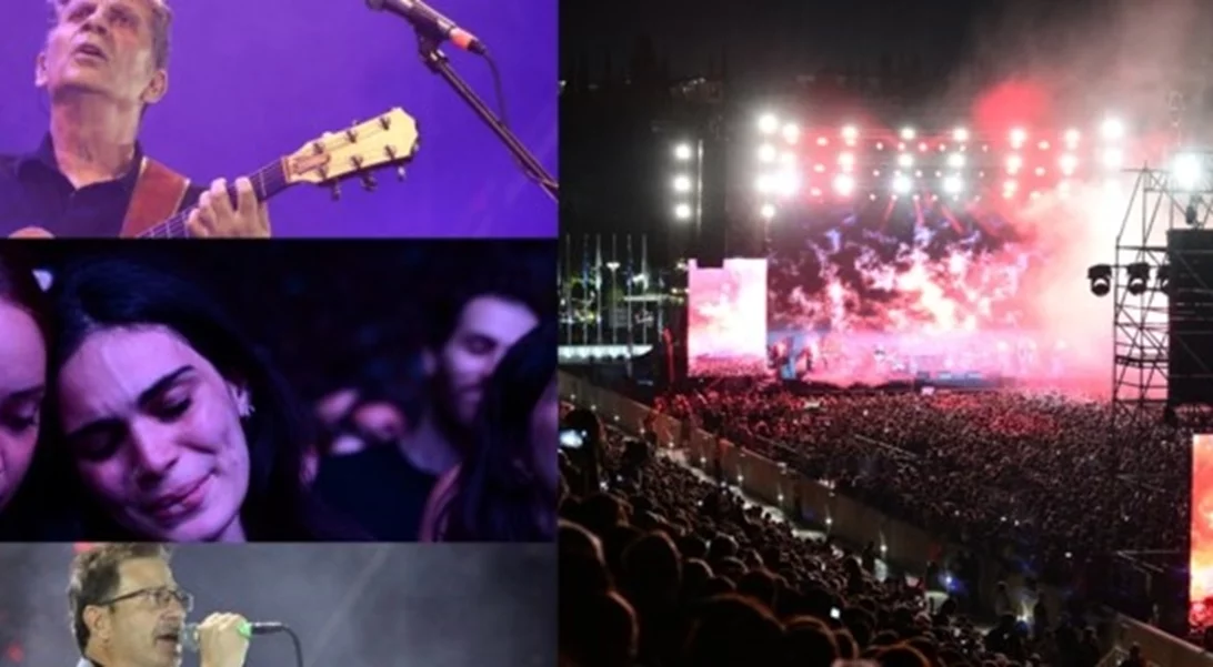 Συναυλία για τα Τέμπη στο Καλλιμάρμαρο | Η "Ανδρομέδα" του Θανάση και η "Κοιλάδα των Τεμπών" του Σωκράτη