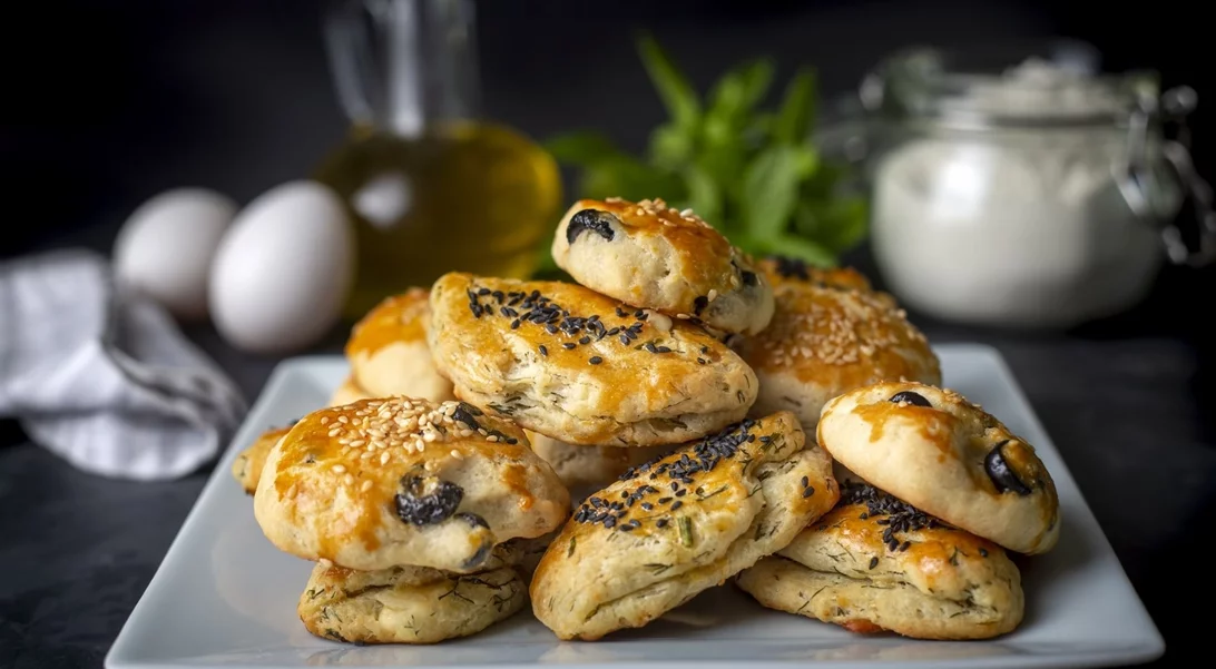 Εύκολα ελιοτυροπιτάκια κατάψυξης- Έτοιμα σε λίγα λεπτά