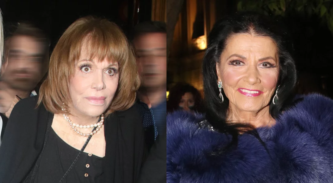 Μαίρη Χρονοπούλου - Ζωζώ Σαπουντζάκη | Κοινή έξοδος για φαγητό στο κέντρο της Αθήνας (vid)