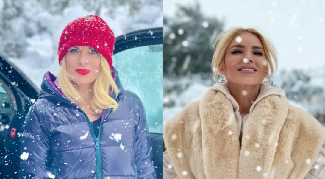 Let It Snow | Οι Ελληνίδες celebrities ποζάρουν στα χιόνια