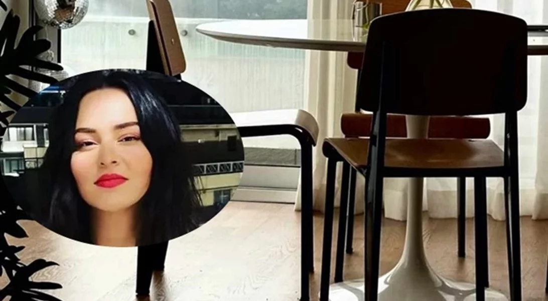 Ζενεβιέβ Μαζαρί | Μας δείχνει τη λευκή στρογγυλή τραπεζαρία της - Θα τη βρεις στην IKEA