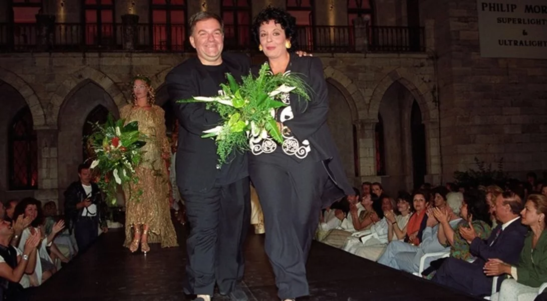 30 χρόνια πριν- Όταν η Λιάνα Κανέλλη έκανε πασαρέλα για τον Μιχάλη Ασλάνη