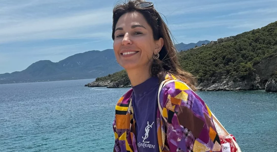 Οικογενειακώς στο Αγκίστρι η Κατερίνα Παπουτσάκη