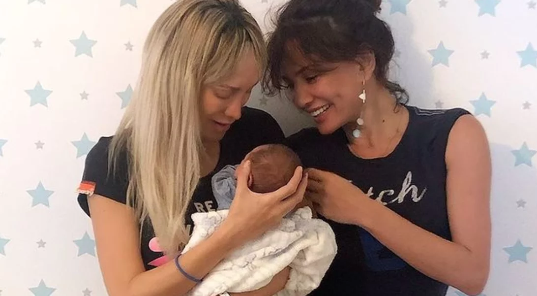Μαρία Ματσούκα | Η πρώτη φωτογραφία με τον νεογέννητο γιο της και την αδερφή της, Δήμητρα Ματσούκα