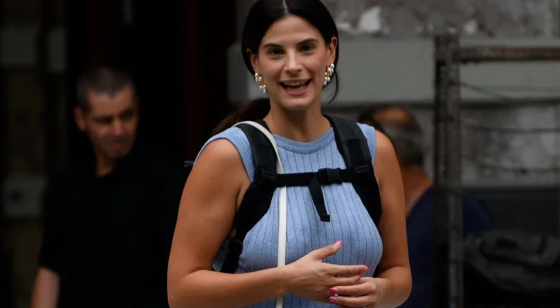 Χριστίνα Μπόμπα | Στο κολυμβητήριο με την Αριάνα και τη Φιλίππα