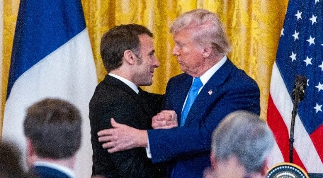 Τrump και Μacron σκιαγράφησαν, έστω και θολά, την εικόνα ότι κάτι κινείται στο Ουκρανικό