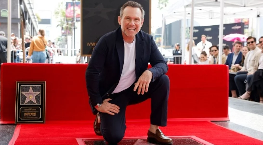Ο Christian Slater απέκτησε το δικό του αστέρι στη Λεωφόρο της Δόξας