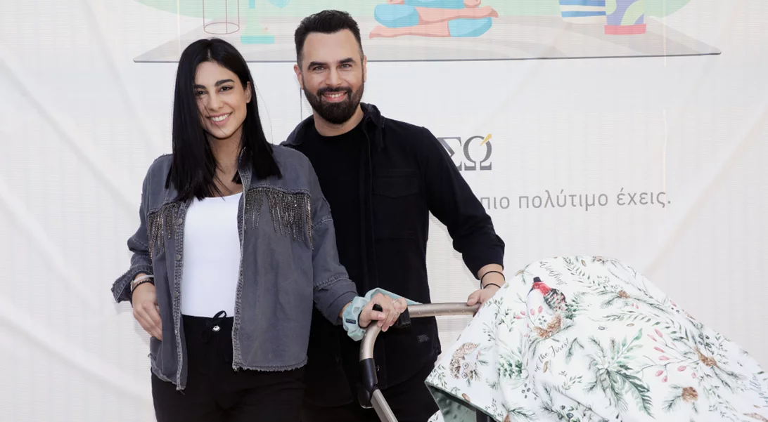 Γιώργος Παπαδόπουλος - Γαλάτεια Βασιλειάδου | Βάπτισαν τον γιο τους (Φωτό)