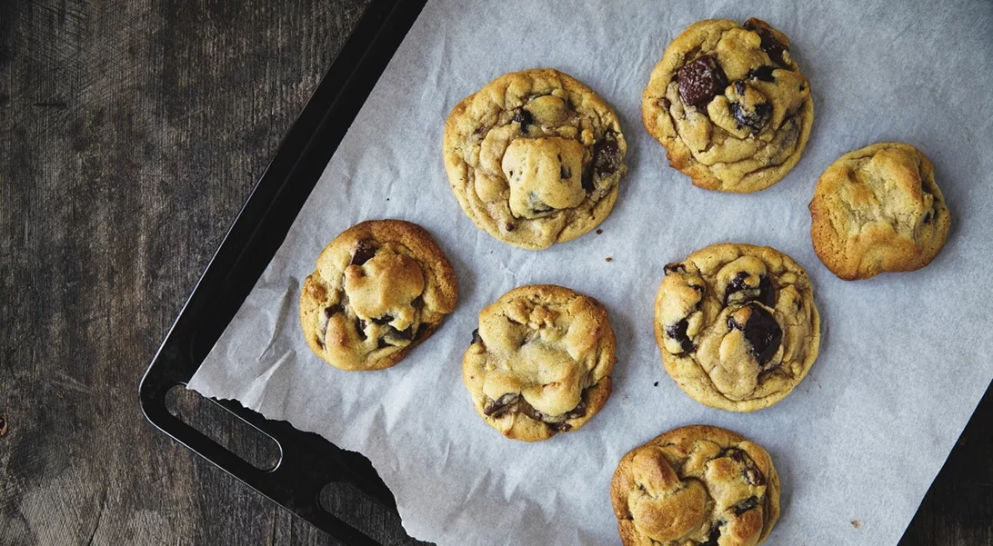 Cookies με σοκολάτα και κολοκυθάκια