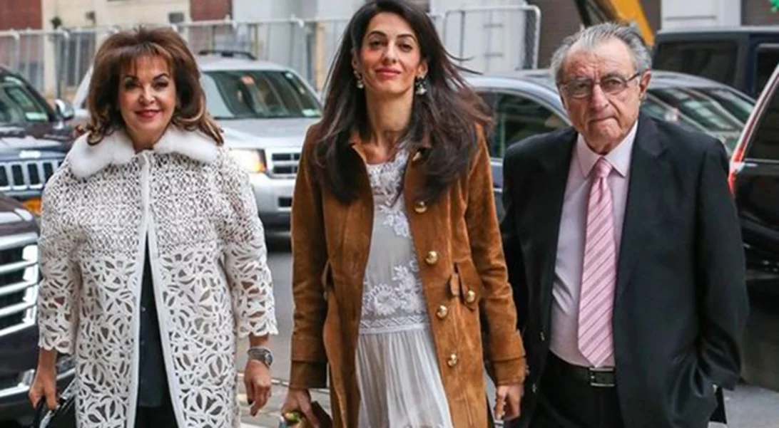 Σε πελάγη ευτυχίας οι γονείς της Amal Alamuddin!