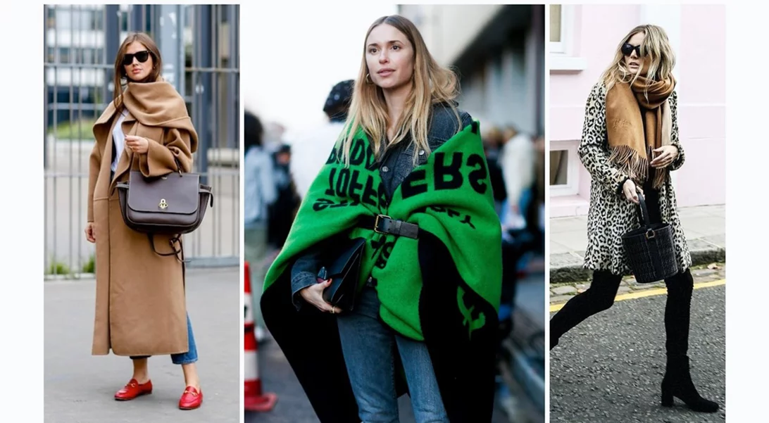 Blanket Scarf: O street style οδηγός για να φορέσεις το oversized μάλλινο κασκόλ