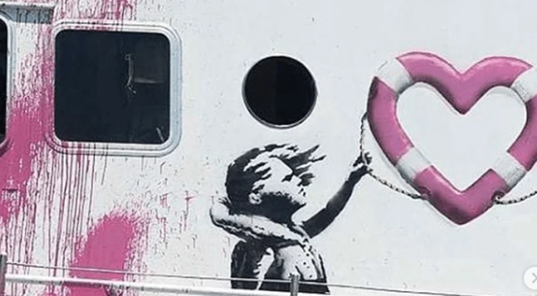 Βρετανία-Ιταλία |  Ένα πλοίο του Bansky στη Μεσόγειο για να διασώζει τους μετανάστες