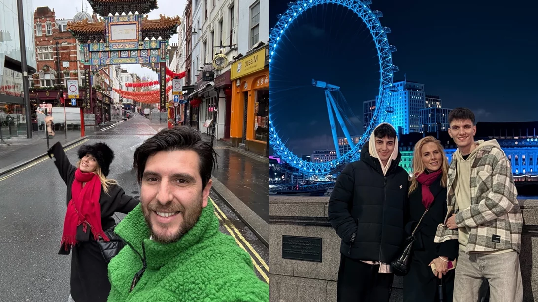 Ντορέττα Παπαδημητρίου | Απόδραση στο Λονδίνο με τον Γιώργο Γεροντιδάκη και τους γιους της – Το μαγικό φωτογραφικό άλμπουμ