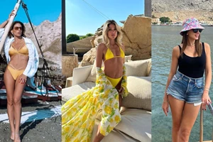 Καλεσμένη σε γάμο στο νησί | Η Ηλιάνα Παπαγεωργίου προτείνει το ιδανικό outfit