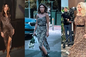 Η Σταματίνα Τσιμτσιλή φόρεσε το τέλειο μαύρο φόρεμα για κάθε ανοιξιάτικη και καλοκαιρινή εμφάνιση από την Pink Woman