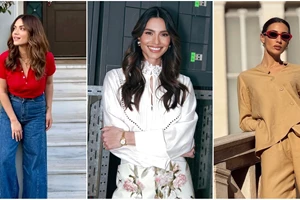 5 τζιν mini φούστες όπως αυτή της Δανάης Μπάρκα που θα φοράς non stop την άνοιξη