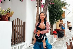 "Πρωινή γυμναστική στις διακοπές" | Η Εριέττα Κούρκουλου Λάτση για προπόνηση με τον Βύρωνα Βασιλειάδη