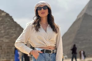 Σταματίνα Τσιμτσιλή | Το λευκό κοστούμι της με vest top από την Pink Woman είναι η τέλεια επιλογή για κομψές πασχαλινές εμφανίσεις - εικόνα 2