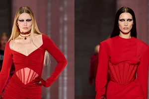 Gigi Hadid | Εμφανίστηκε πιο ξανθιά από ποτέ στο fashion show του οίκου Burberry