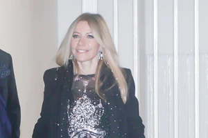 Μαριέττα Χρουσαλά & Λέων Πατίτσας | Μαζί στη δεξίωση της Kimberly Guilfoyle