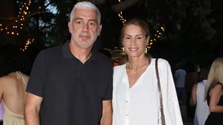 Αντώνης Νικοπολίδης | Σπάνια βραδινή έξοδος με τη σύζυγό του, Βάσω Στασινού