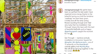 "See Through", μια εγκατάσταση στο Mayfair του Λονδίνου