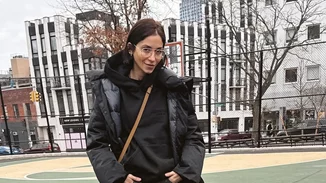 Denim on denim & Leopard | Η Σοφία Καρβέλα συνδύασε δύο από τις μεγαλύτερες τάσεις της μόδας