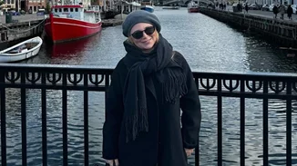 Η Νάνσυ Ζαμπέτογλου στην Κοπεγχάγη με λεοπάρ κολάν και τα παπούτσια της σεζόν