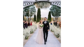 Jennifer Gates | Η υπέροχη φωτογραφία από τον χορό με τον Nayel Nassar στη δεξίωση του γάμου τους