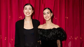 Η Χρύσα Μιχαλοπούλου φόρεσε το ημιδιαφανές παντελόνι με παγιέτες που είναι τέλειο για τις γιορτές