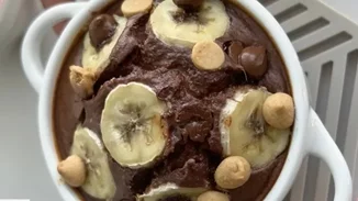 Κεκάκι βρώμης με σοκολάτα - μπανάνα | Το πιο υγιεινό αλλά comfort γλυκό