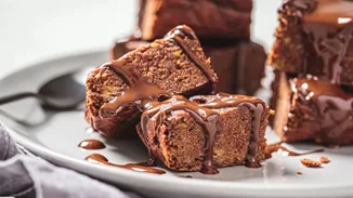 Brownies με ταχίνι και χαλβά