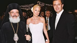 Νίκος Χατζηνικολάου - Κρίστη Τσολακάκη | Αδημοσίευτη φωτογραφία από τον γάμο τους για την 17η επέτειό τους