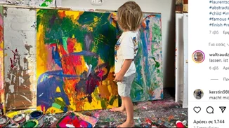 O "Μίνι Πικάσο" έγινε σταρ στο Instagram και τον κόσμο της τέχνης