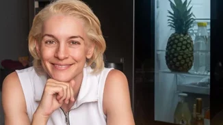 Γιούλικα Σκαφιδά | Ξεκουράζεται στο σαλόνι της στον 7ο μήνα της εγκυμοσύνης της