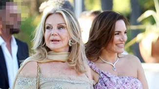 Αγάπη Πολίτη | Πιο ξανθιά από ποτέ στον γάμο του γιου της, Παύλου Βαρδινογιάννη