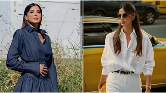 Ηλιάνα Παπαγεωργίου και Σταματίνα Τσιμτσιλή | Τα κομψά looks τους με την ίδια maxi denim φούστα