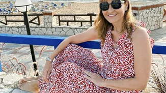 Η Μάρα Ζαχαρέα μας δείχνει την υπέροχη θέα από το σπίτι της στην Πάρο