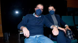 Σωτήρης Τσαφούλιας | Σπάνια δημόσια εμφάνιση με τη σύντροφό του, Άννα Μενενάκου